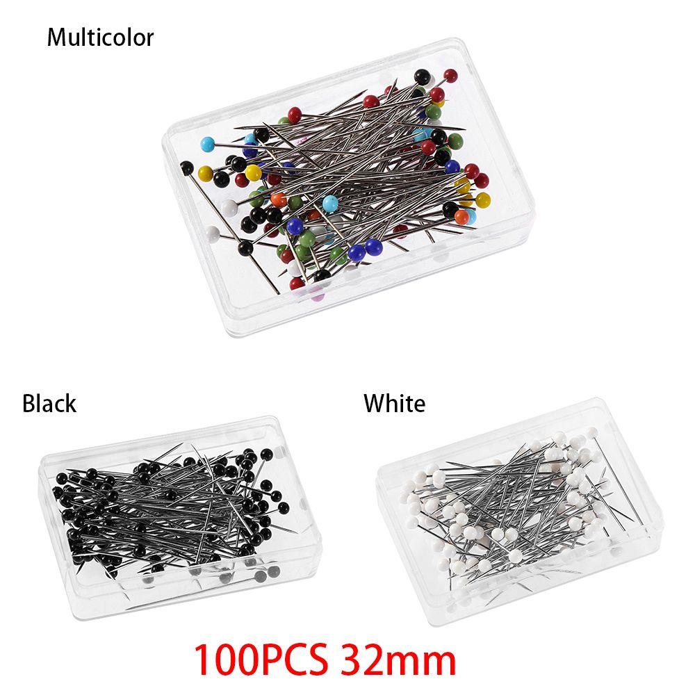 32mm Apparel Garment Accessory Knitting Sewing Needles Locating Pin Glass Head Bead Glass Head Pins