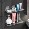 Wall Hook Hanger Adhesive Key Holder Towel Shelf Robe Storage Rack Multi-purpose Sticky Load-bearing for Home Kitchen