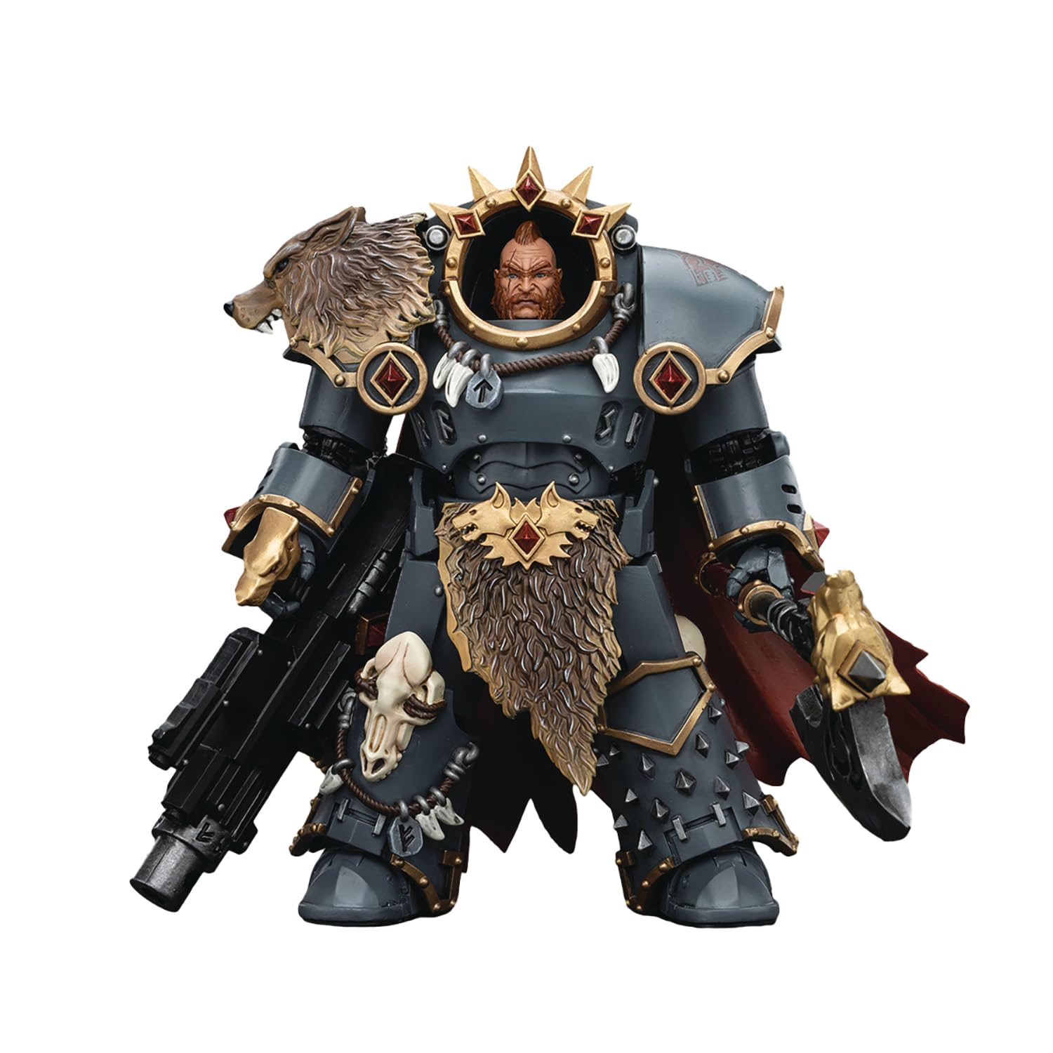 

JoyToy Warhammer Space Wolves Hvar Red Blade Scale Фигурка 40k 118