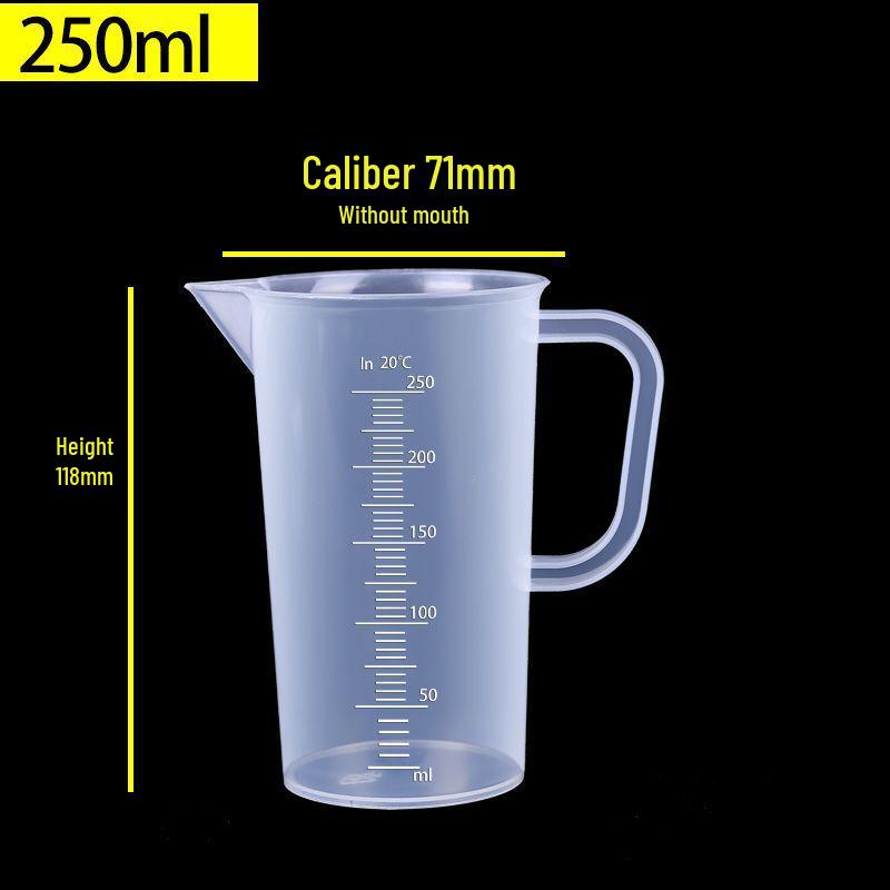 Plastic Measuring Cup with Scale for Kitchen, Baking, and Milk Tea Shops