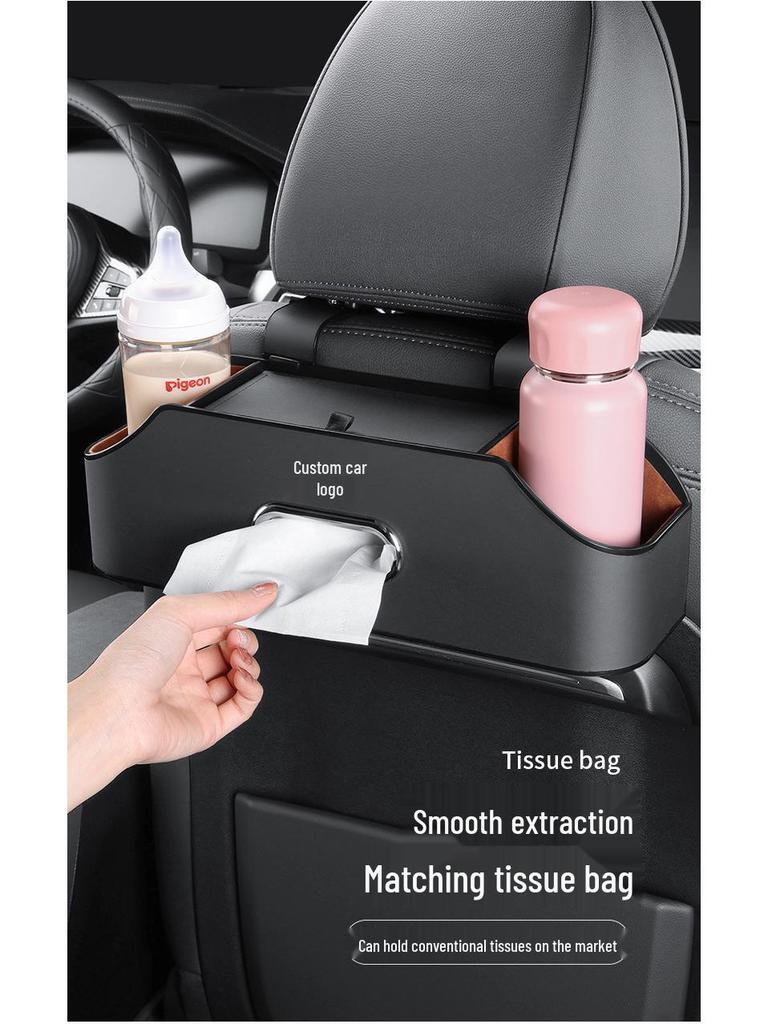 Luxgen Car Seat Back Organizer: Multifunctional Hanging Storage Box