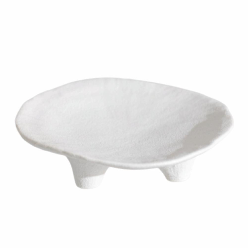 Ceramic Jewelry Storage Tray Creative Aromatherapy Candle Stand Desktop Storage Plate  Kitchen