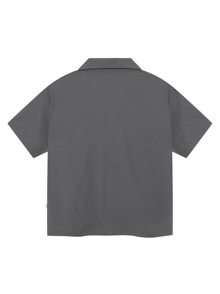 NORDISK Crinkle Short Sleeve T-Shirt - W_Cool Grey