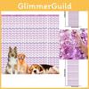 Pet Pink Festive Themed Rain Curtain For Cats And Dogs Ideal For Holiday Gatherings