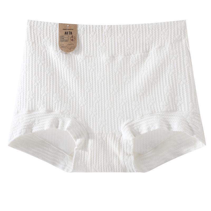 High Waist Antibacterial Cotton Boxer Shorts - Women's and Baby Safety Underwear