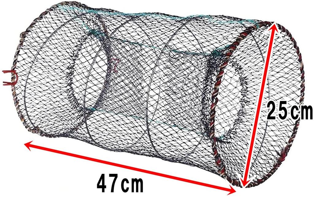 MBK Small Fish Capture Mondori 25cm x Secure Left and Right Penetration Just Add Bait and Easy Compact Perfect for and Cage, (3-Pack) - 47cm, Capture,