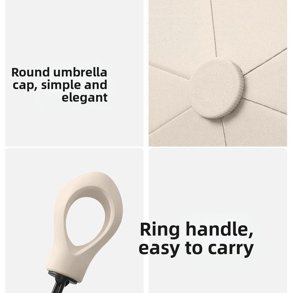 Anti UV Mini Sun Umbrella Lightweight Five-Folding Parasol 2 In 1 Portable Rain Umbrella  Travel