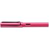 Lamy D09 Lightweight Aluminum Fountain Pen with Fiery Ergonomic Grip and Polished Steel Stitched Medium Ink Blue AL-star Nib, Width, Cartridge, T10,