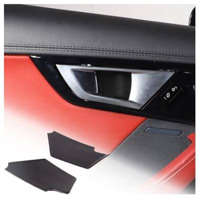 Mattschwarze ABS-Innen Türgriff Schalenabdeckung Zierleiste Für Jaguar F-TYPE 2013-2024