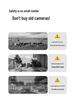 Solar-Powered Three-Lens Night Vision HD Outdoor Surveillance Camera