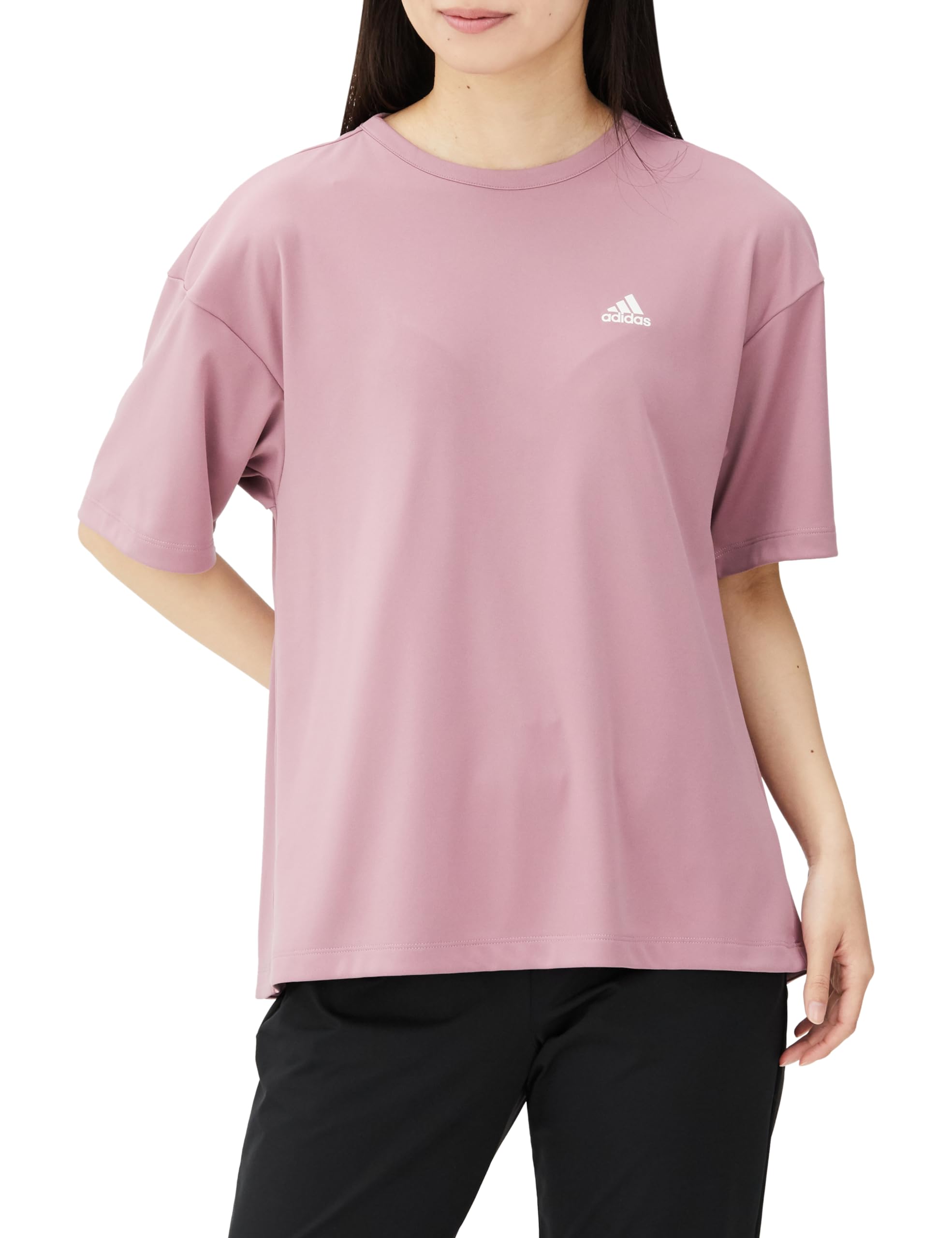 

Adidas JSY11 Wonder Orchid Short Sleeve Seasonal Loose Double Relaxed Short Sleeve Size Women s (IM8719) T-Shirt, Sportswear, Fit, Knit, T-Shirt, J/M