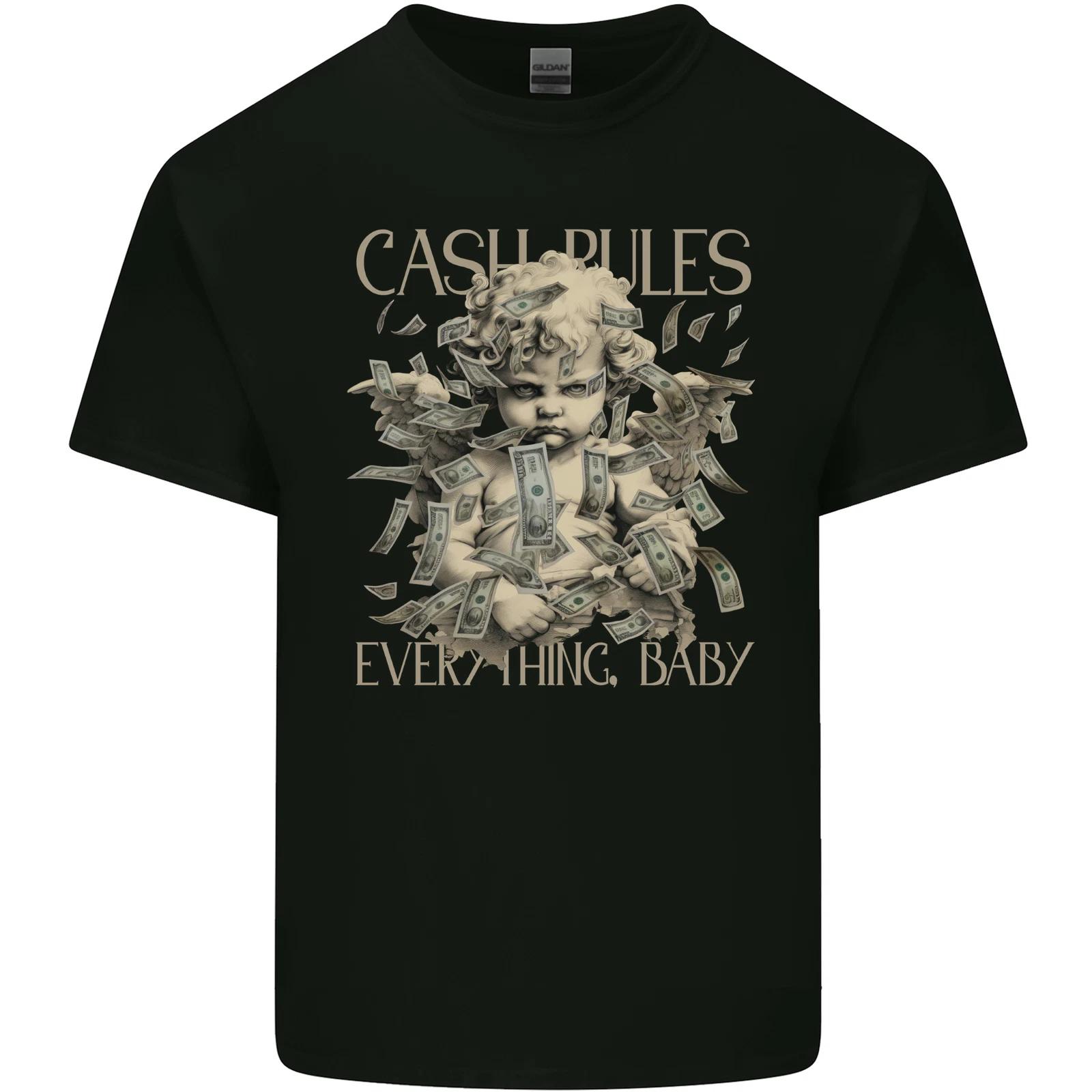 Cash Rules Everything Baby Money Hustle Kids T-Shirt Childrens S