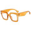 Anti-blue Light Glasses Large Frame Square Eyewear Women Men Luxury Eyeglasses Blue Light Blocking Man Lady Computer Eyeglas