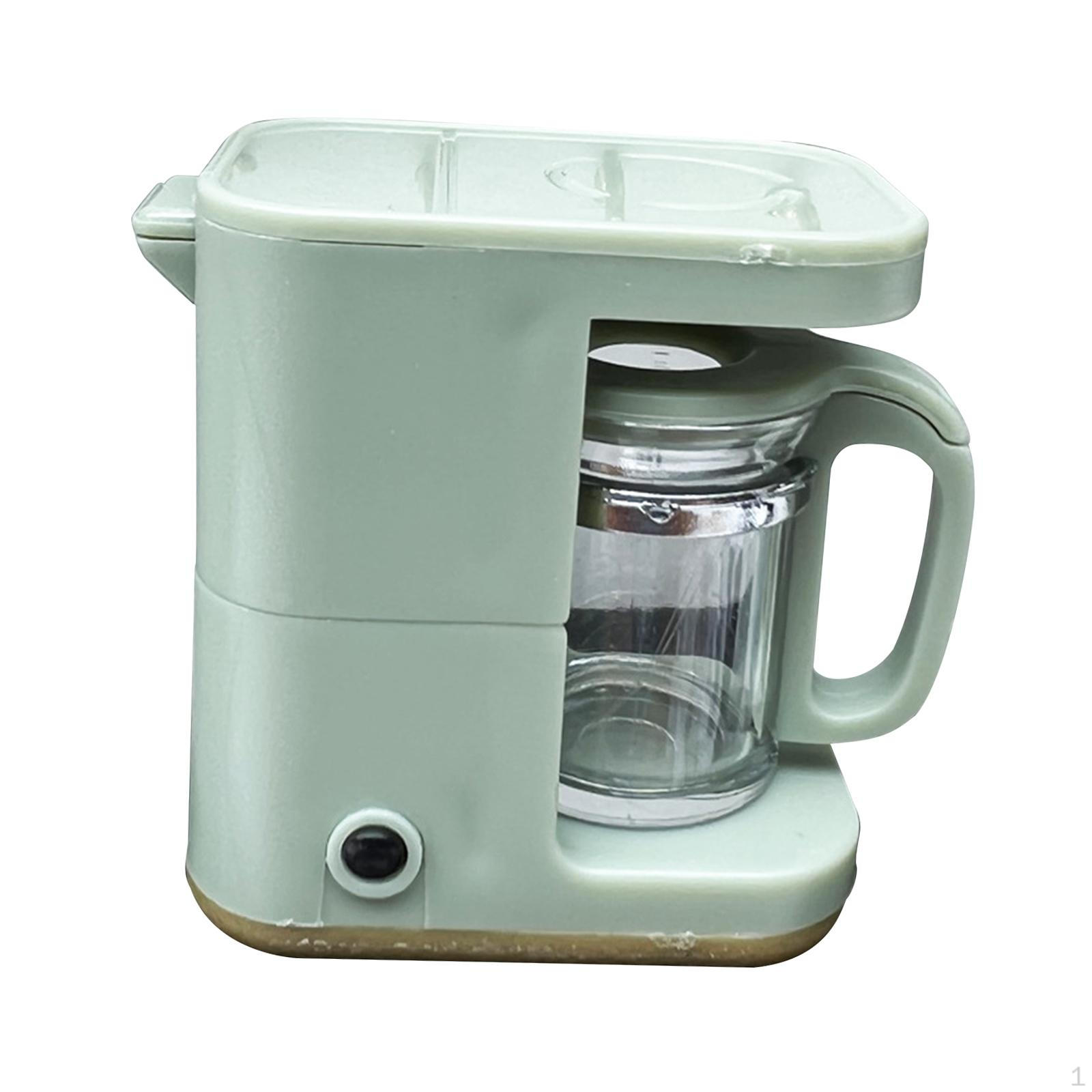 Appliance, Early Educational Play Kitchen Accessories + Toddlers Green Coffee Maker