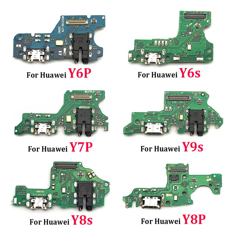 USB Charger Charging Port Board Flex Cable Connector For Huawei Y9S Y6P Y8S Y8P Y7P Y6S P40 Lite E 5G Y5 Y6 Y9 Prime 2018 2019