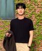 MINDBRIDGE [Set][On][Select Collar Or Round Neck] Linen-Like Cable Oversized Short Sleeve Knit - 6 Colors (Type A)