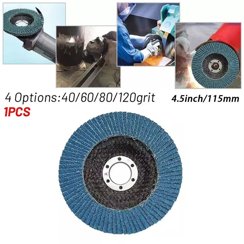 1Pcs 40/60/80/120 Grits Grinding Wheel 115mm 4.5inch Sanding Discs Durable Polishing Wheel