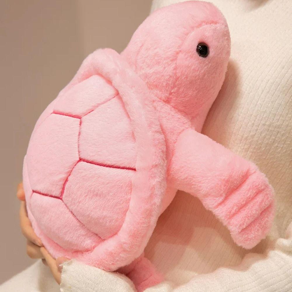 Collection Green Turtle Plush Toy Fluffy Sea Turtle Animal Doll  Car Decor