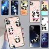 Panda Cute Case For Oppo A74 A57 A17 A77 A18 A38 A58 A78 A98 A54 A94 A80 A60 A40 A96 A76 A16 A15 A5 Pro
