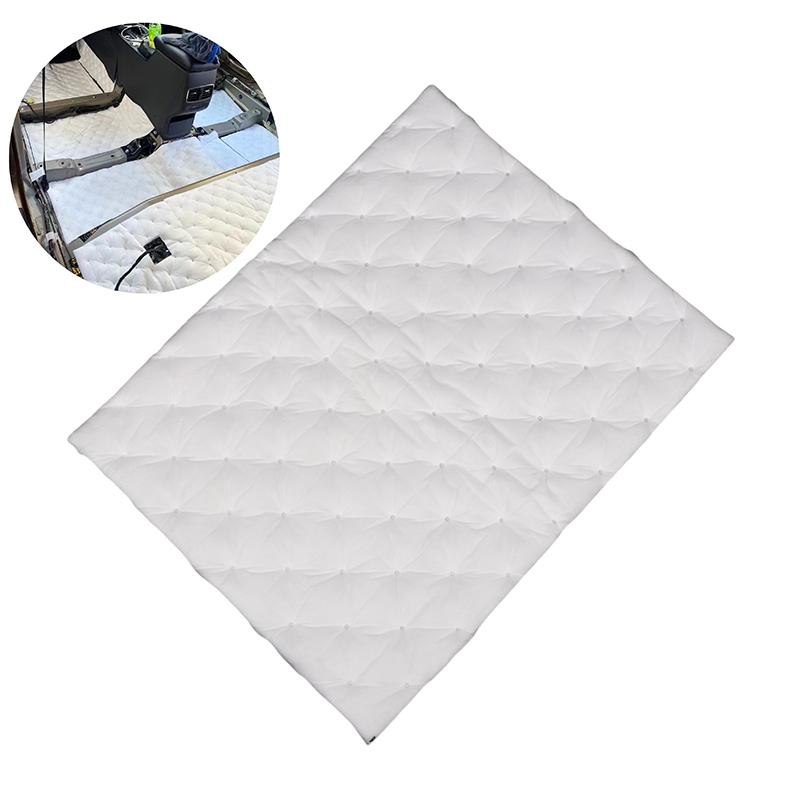 1 Piece Engine Bonnet Firewall Noise Proofing Deadener Anti-Noise Pads 2Mm Aluminum Foil Car Sound Heat Insulation Cotton Mats
