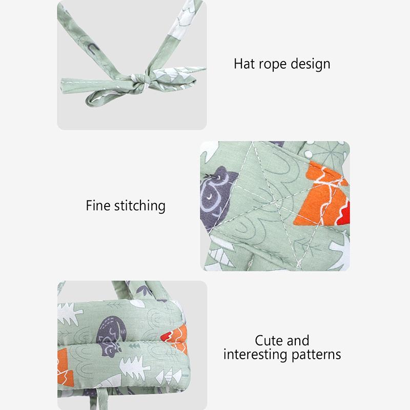 Soft Comfortable Head Security & Protection Adjustable Hats Baby Toddler Cap Anti-Collision Protective Hat Baby Safety Helmet