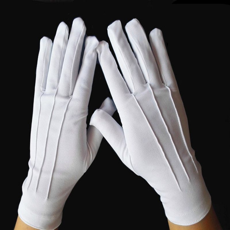 

Белые Трехреберные Перчатки Этикет Вождения Молодежные Рабочие Полиэстеровые Протокольные Машинные Охранные Приемные Универсальные С Разделением Пальцев White thickened 28-pin 10-pair male L All yards