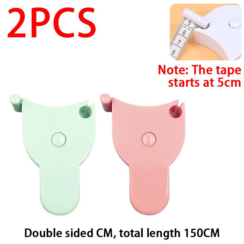 Portable Measuring Tape Mini Ruler Retractable Metric Tape in Inches Measuring Film for Body Soft Measuring Tape