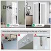 Metal Bifold Door Lock Rustproof Corrosion Resistant Installation-Free Child Safety Wardrobe Cabinet Door Lock Accessories