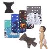 Premium Waterproof Bamboo Charcoal Cloth Diaper For Boys And Girls With Snaps