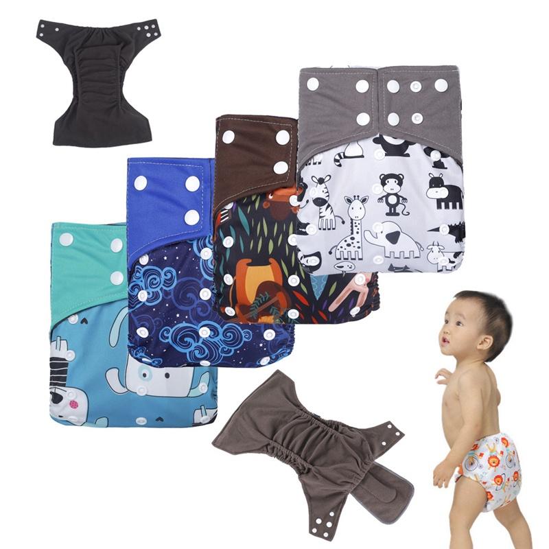 Premium Waterproof Bamboo Charcoal Cloth Diaper For Boys And Girls With Snaps