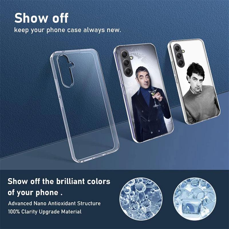 Funny Mr B-BeanS Phone Case for Samsung A16 A26 A36 A56 A17 A37 A57 A07 A06 A02S A03 A04S A05S Galaxy Note 20 10 A50S A71 A51 A3