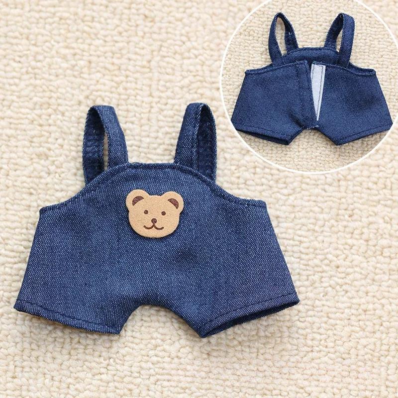

Mini Doll S Clothes Outfit Accessories For Korea Kpop Exo 15-17cm Labubu Idol V1 V2 Pocket overalls Clothing Gift no doll