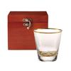 Dolce Duo Rocks Whiskey Charmant Wooden Box Gift Item Glass, Glass, Glass, 300ml, Included, CM-1648