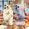 Handyhülle Für ZTE Blade A73 4G/V50 Design 4G/V50 Smart/Axon 50 Lite Jelly Weiche Schwarze Hülle Rose Sonnenblumenmuster Katzen Hülle