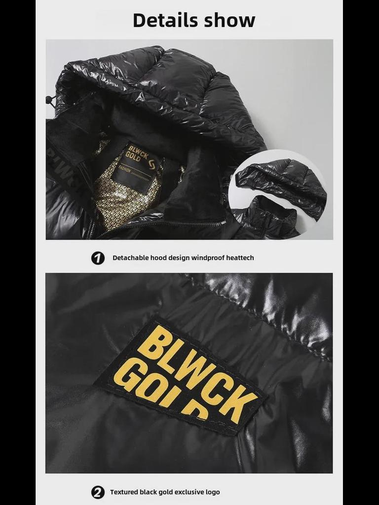 Men's Winter Duck Down Short Jacket: Thick, Warm, and Fashionable for Couples