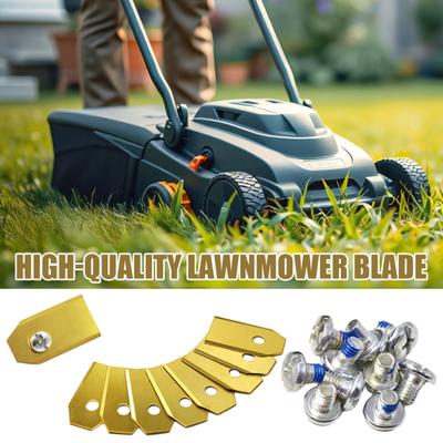 12/36Pcs Lawnmower Blade for Segway Navimow i105E i108E H500E-VF Heavy Duty Universal Robot Lawn Mower Blade Replacement Accessories with Screws