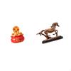 Festival Treasure Basin Horse Statue Ornament for Bedroom Living Room Desk Decoration Housewarming