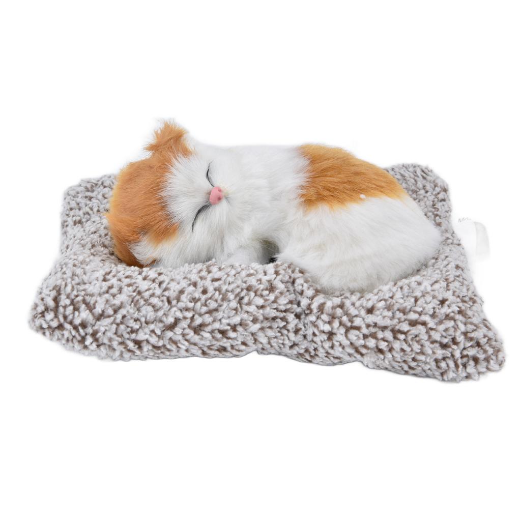 Simulation Cat Soft Plush Kitten Children Gift Activated Carbon Car Table Ornament Decoration