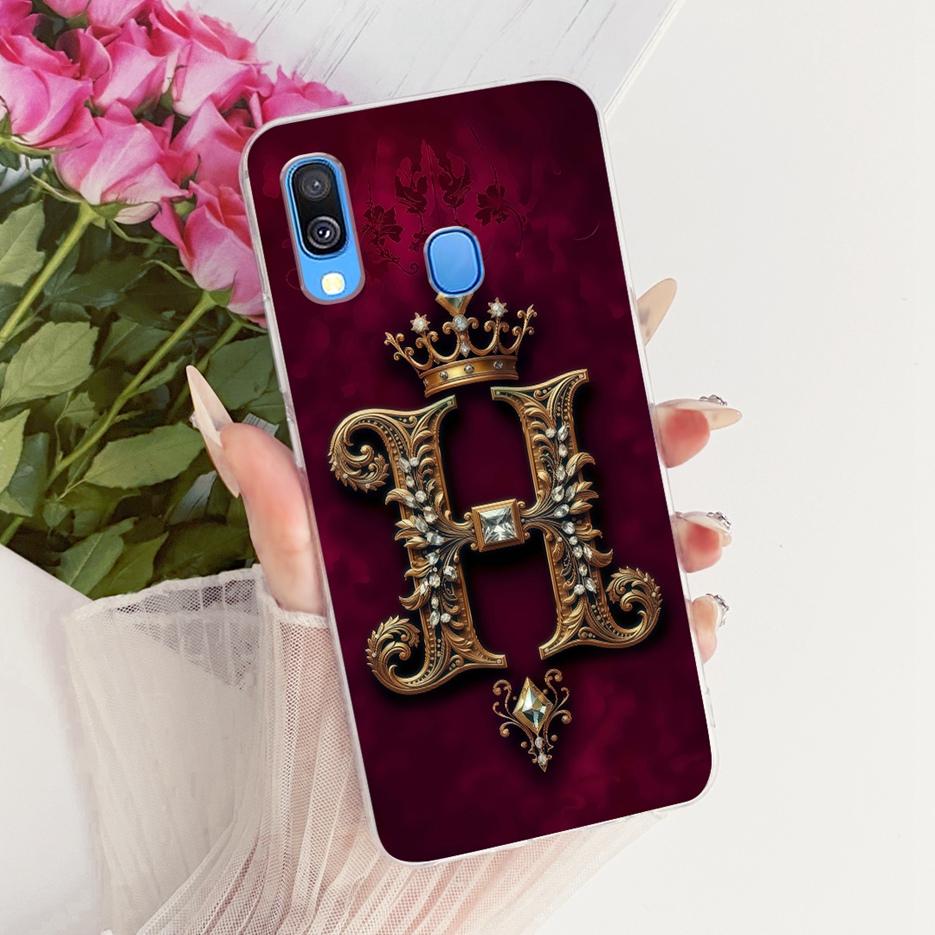 For Samsung Galaxy A40 Case SM-A405F Luxury Crown Letters Cover Soft Slim Phone Case For Samsung A40 A 40 GalaxyA40 Fundas Coque