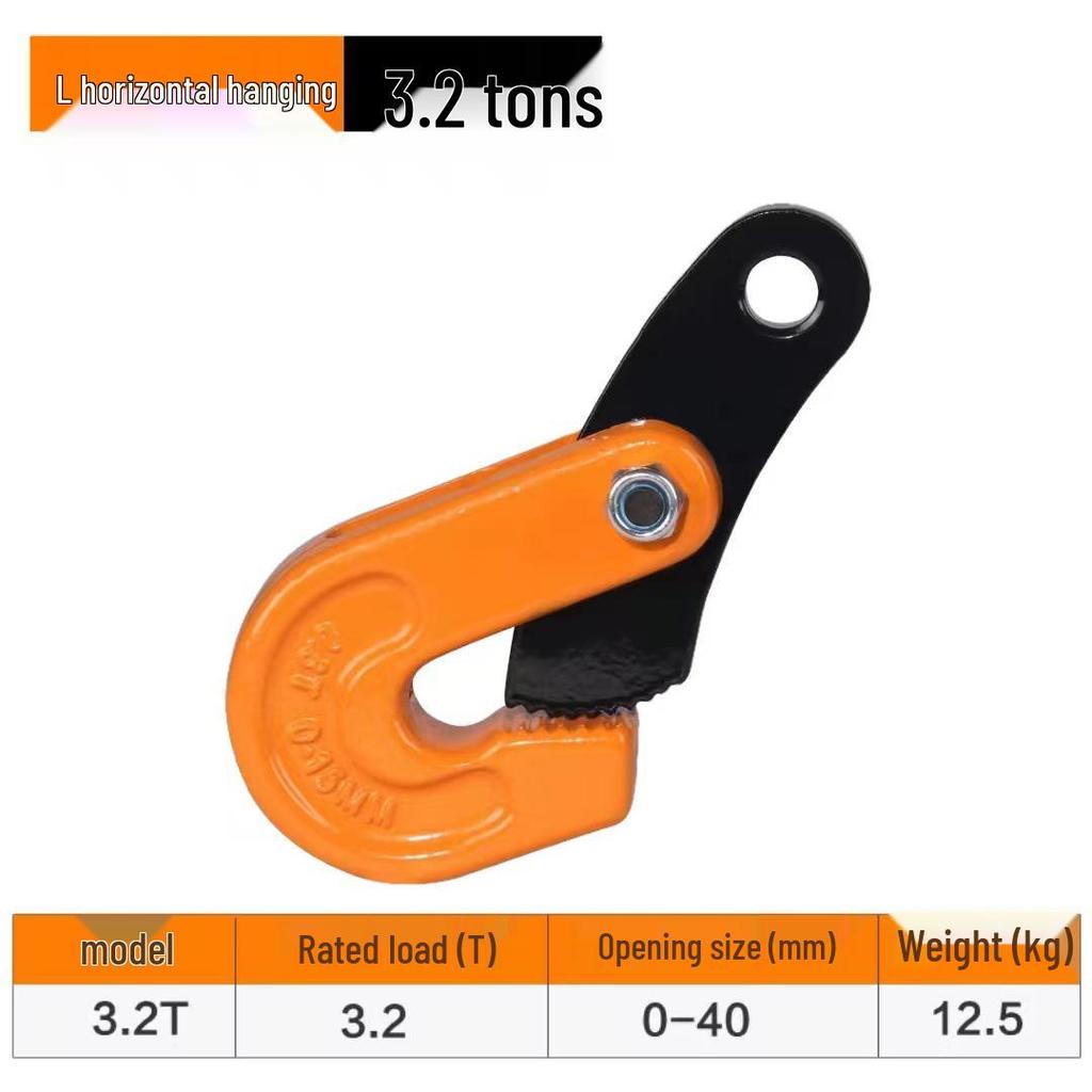 5T Alloy Steel Lifting Clamp: Horizontal, Vertical & Flat Lifting for Steel Plates