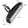 1pcs 18w 6 LED Car Work Light DRL Spotlight High Bright Waterproof Auto Offroad SUV Truck Headlights Driving Lamp 12V 24V 6000K
