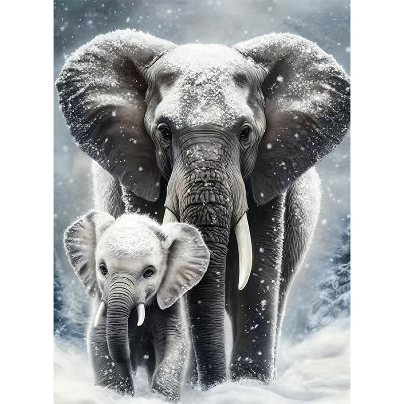 5D Diamond Painting, Flower Animal Sticker Diamond Cross Stitch Decorative Painting