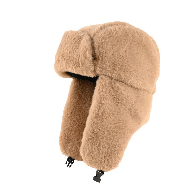 Thunderhead Cap Men's Fall and Winter Warm Cotton Cap Children's Mask Cap Plush Ear Protection Cycling Cap Europe and The United States