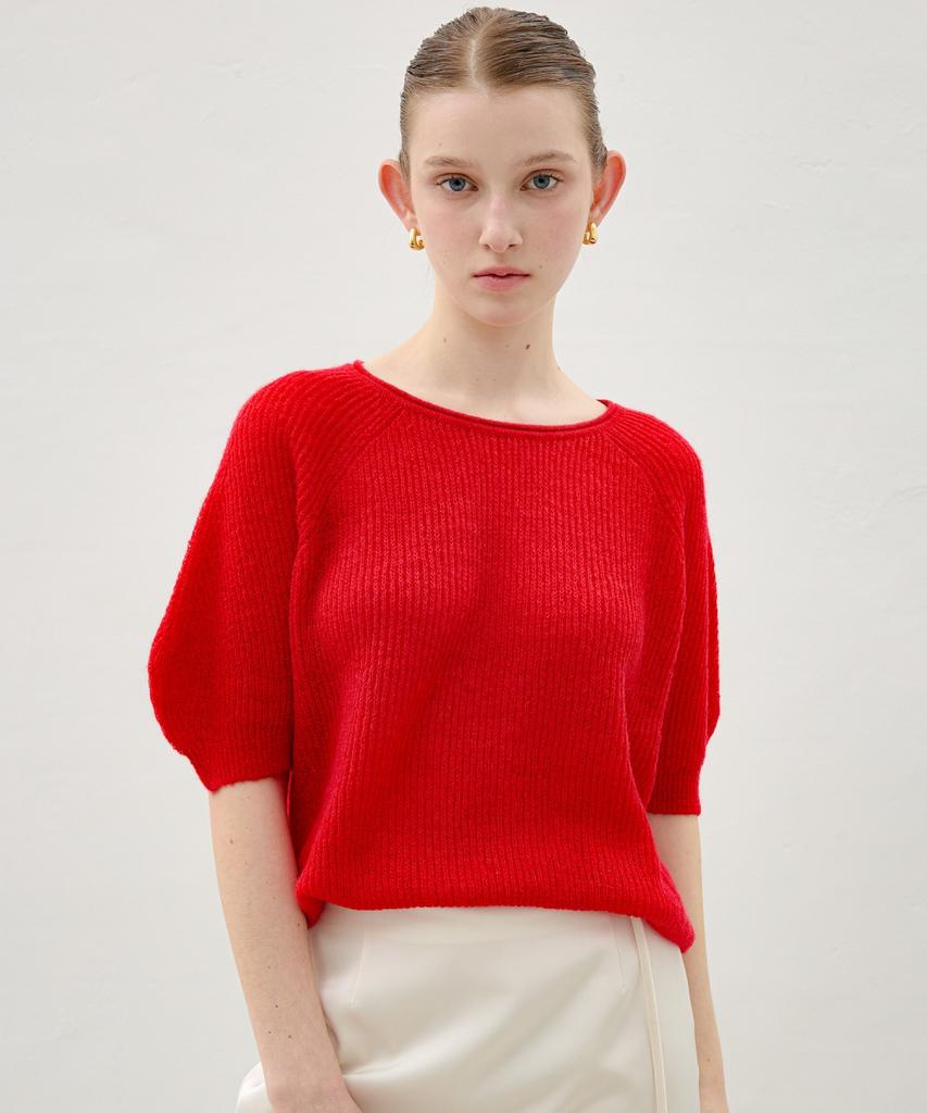 Ollibeudeollibeu Short Sleeve Raglan Knitwear Oh6Sp2800