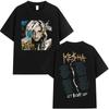 Singer Kesha Album 2026 Graphic T Shirt Unisex Women Hip Hop Vintage Short Sleeve Tshirts Summer Harajuku Oversized Cotton Tshirt