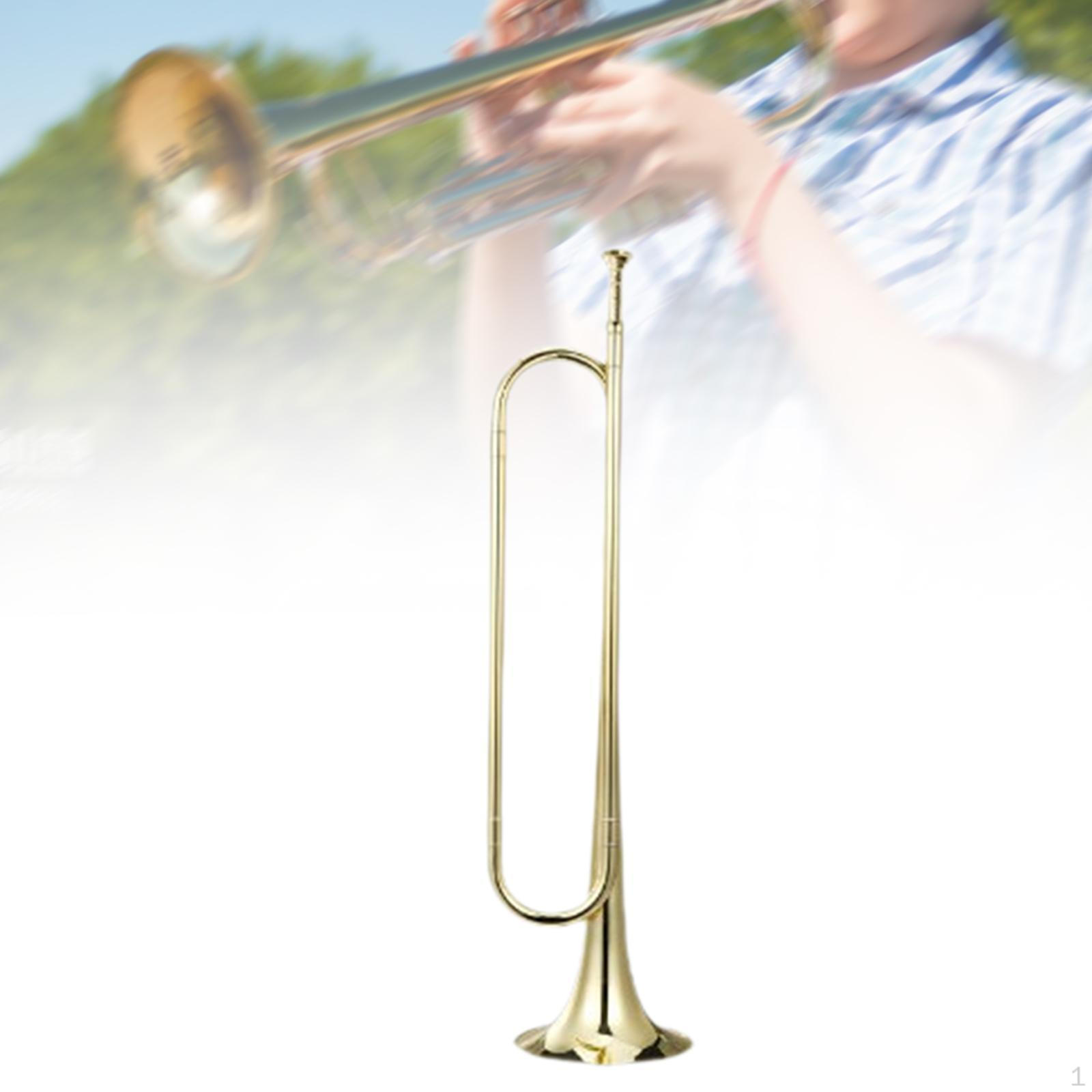 

Трубач для скаутского оркестра, играющий на трубе, для сценического исполнения gold Bb