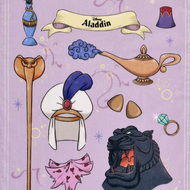 Prosop de baie Disney Aladdin Recuzită Japonia NOU Magazin Disney