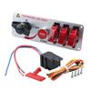 12V Auto LED Ignition Switch Panel Racing Car Ignition Engine Start On/Off Push Button 5 in 1 Ignition Toggle Switches Battery Switches5