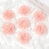 5/10Pcs 5.5cm Vintage Fabric Camellia Rose Chiffon Artificial Flowers for Women Wedding Party  Dress Decoration Craft Jewelry