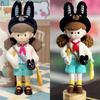 Gril Crochet Kit DIY Doll Crocheting Kitsmaterial Gift Knitting Wool Crochet New Popcorn Sister Accessories Non-finished Product